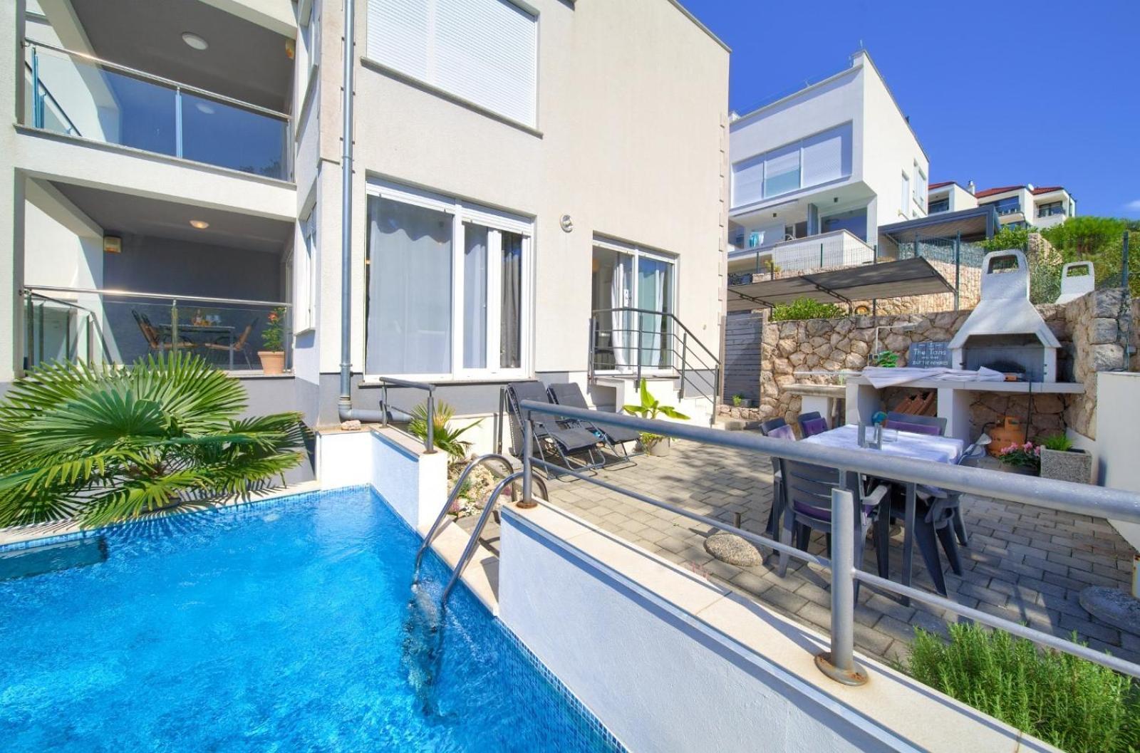 Apartment Sasso Bianco With The Private Pool นยีวีเซ ภายนอก รูปภาพ